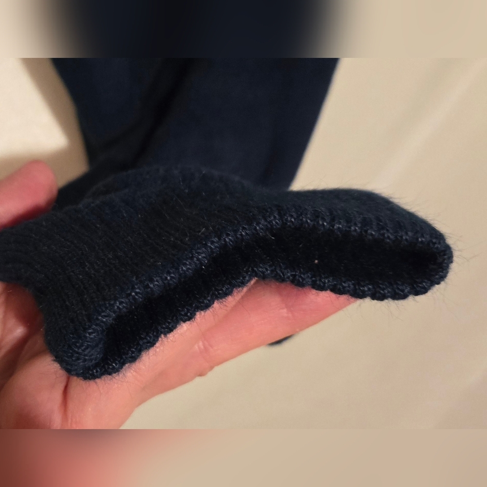 Men's Navy Button-Front Cardigan Sweater - Picture 8 of 14